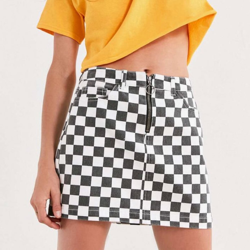 Urban Outfitters Checkered Skirt